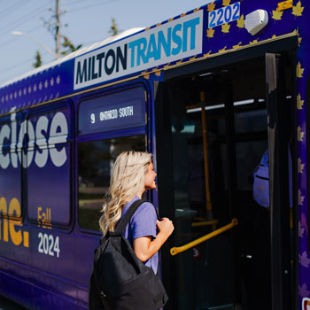 Laurier Milton staff speaking