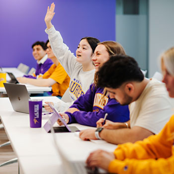 students at the inaugural day of Laurier Milton