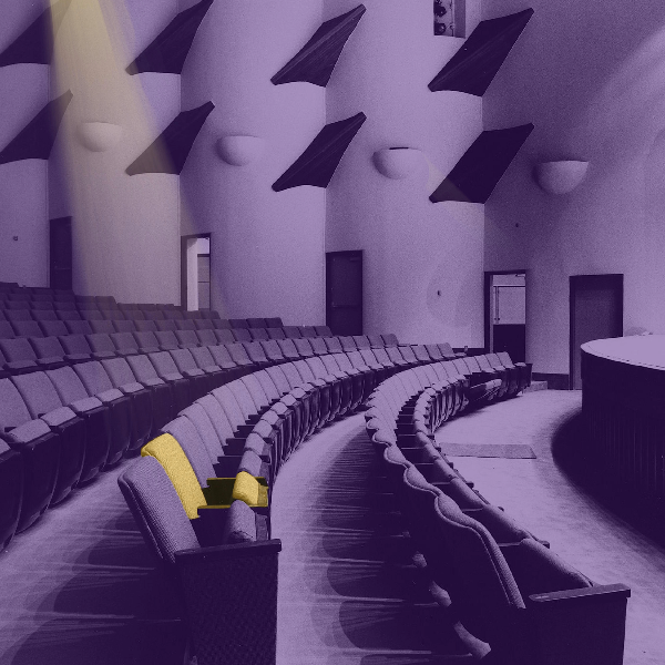 Image of the seats in Maureen forrester recital hall