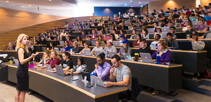 classroom of students