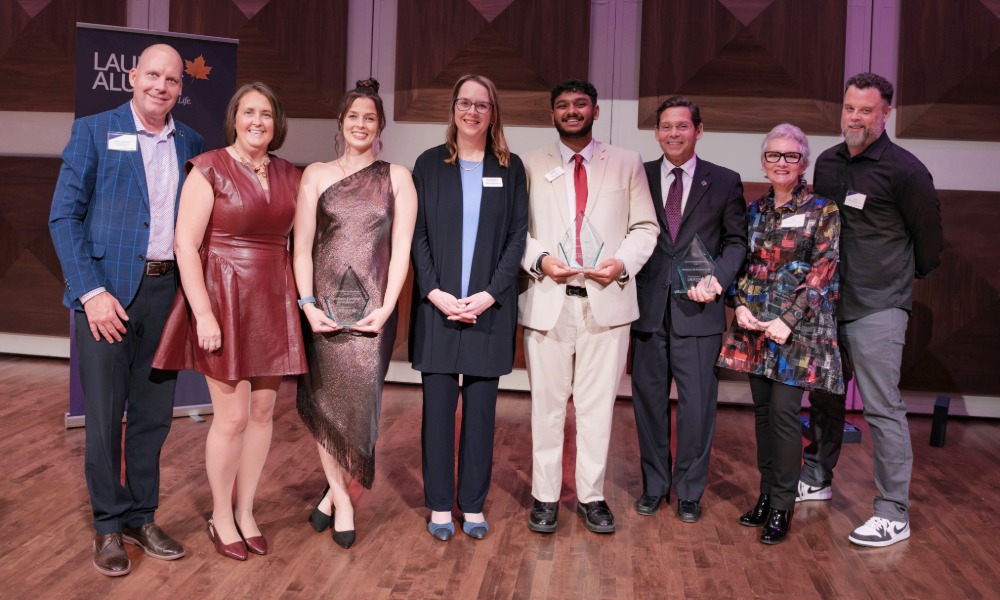 2025 Philanthropy Award winners Matthew L.O. Certosimo (BA ‘88), Graduate Students’ Association, Students’ Union