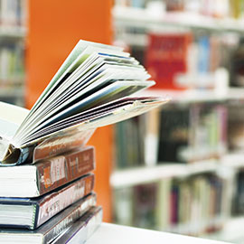 stack of books