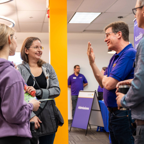 Laurier Milton staff speaking