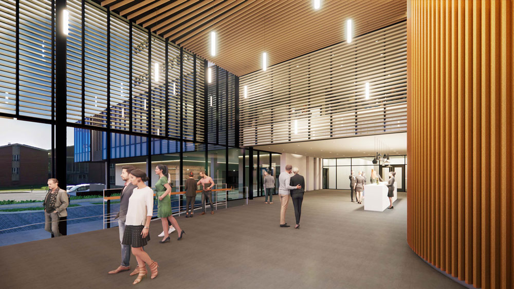 Rendering, lobby inside