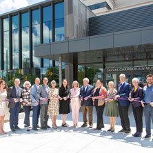 Laurier cuts the ribbon on new Savvas Chamberlain Music Building