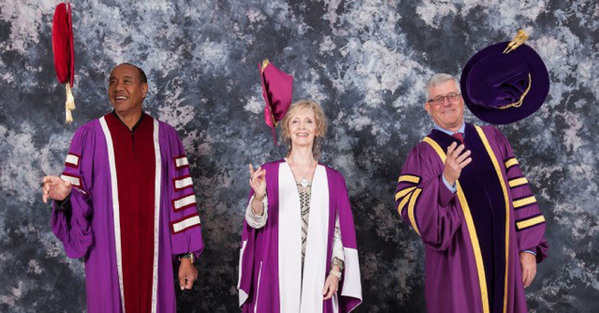 Astrid Janson receives her honorary degree in 2016