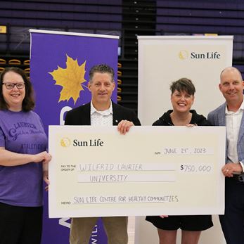 Sun Life commits $750,000 to support Laurier’s Centre for Healthy Communities