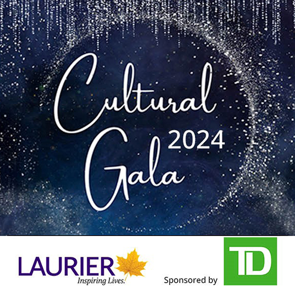 Spotlight story image pertaining to Title card with sparkles and glitter and the words Cultural Gala 2024, sponsored by TD